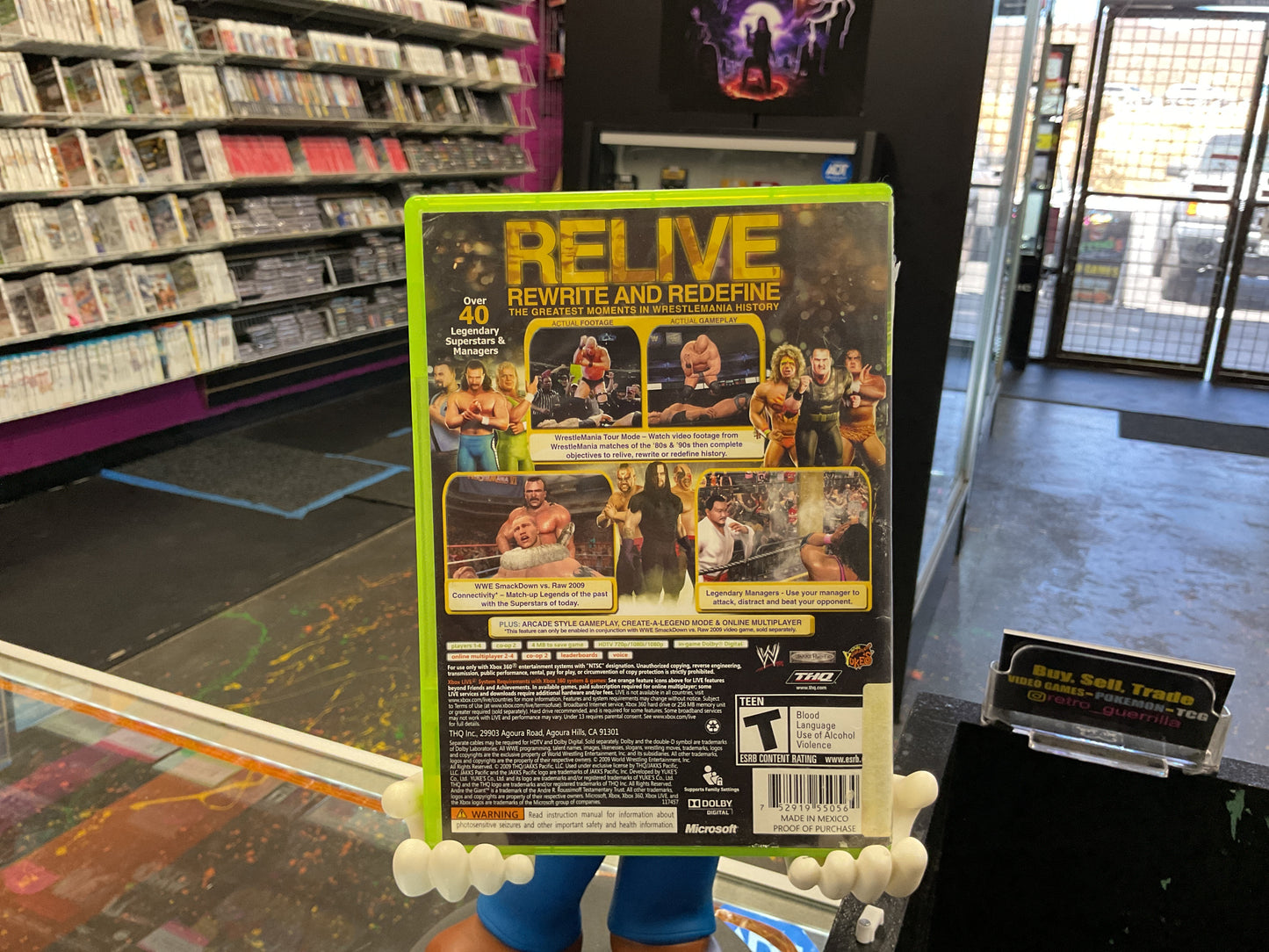 Xbox 360 WWE Legends of WrestleMania