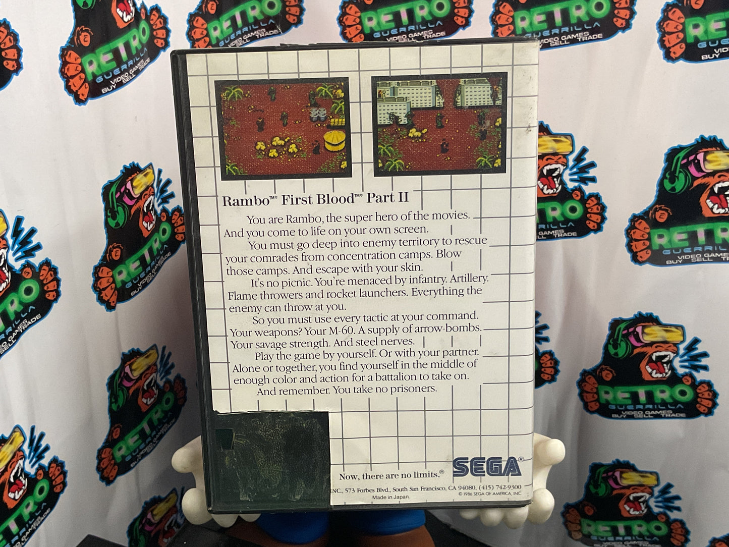 SEGA Master System Rambo First Blood Part II