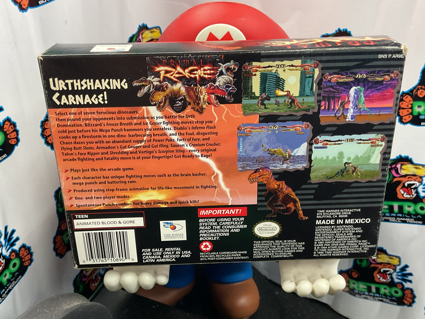 SNES Primal Rage