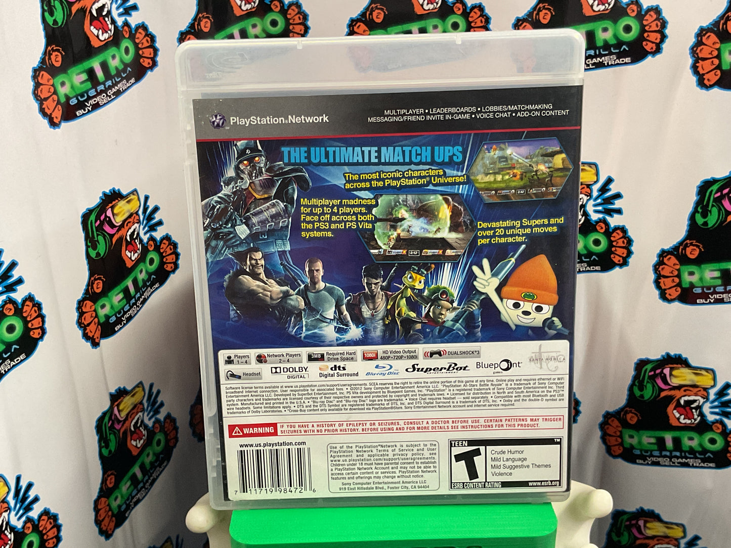 PS3 PlayStation All-Stars Battle Royale