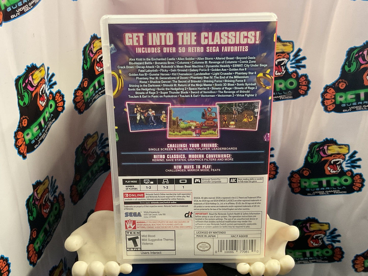 Switch SEGA Genesis Classics