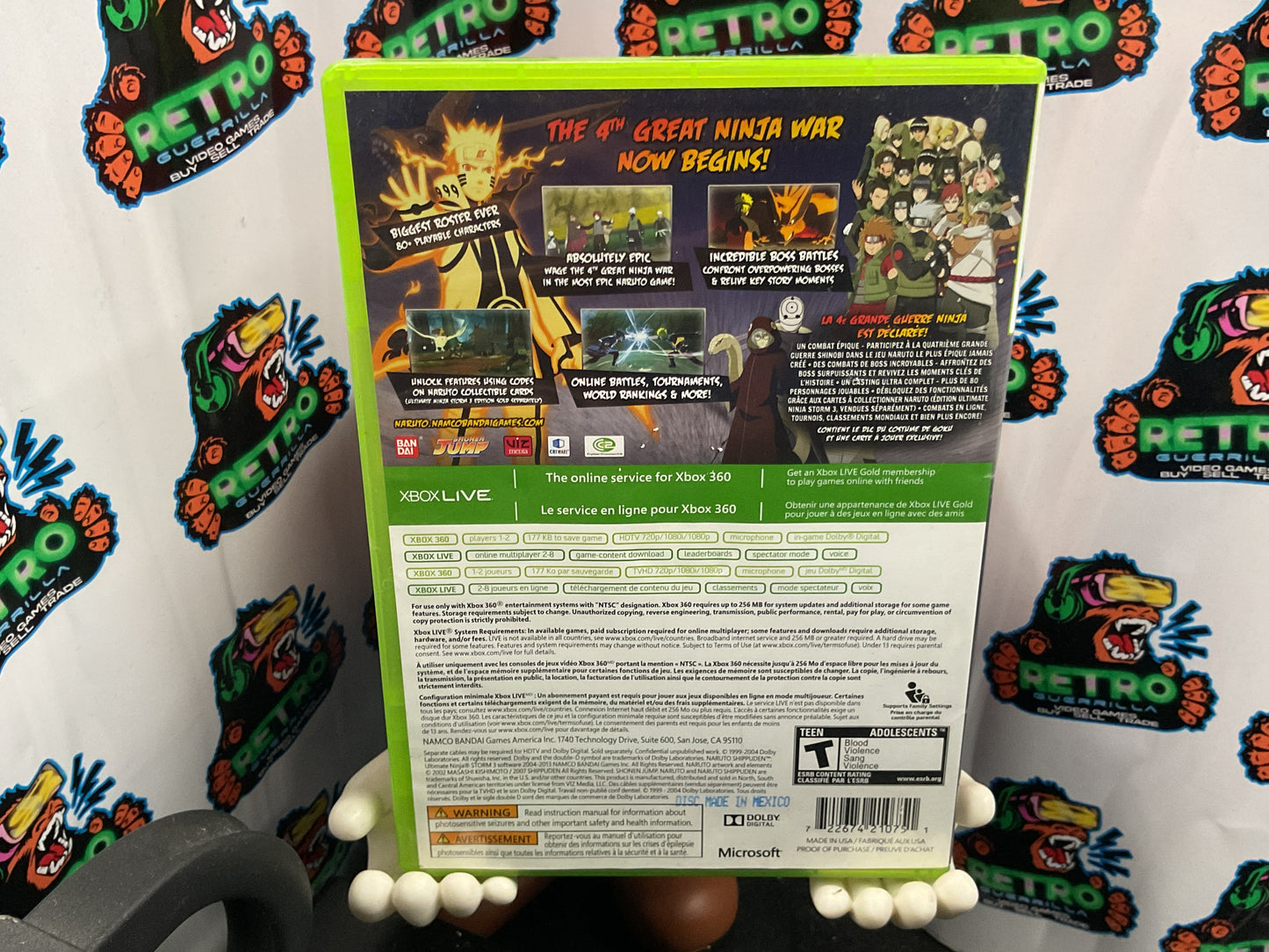 Xbox 360 Naruto Shippuden Ultimate Ninja Storm 3