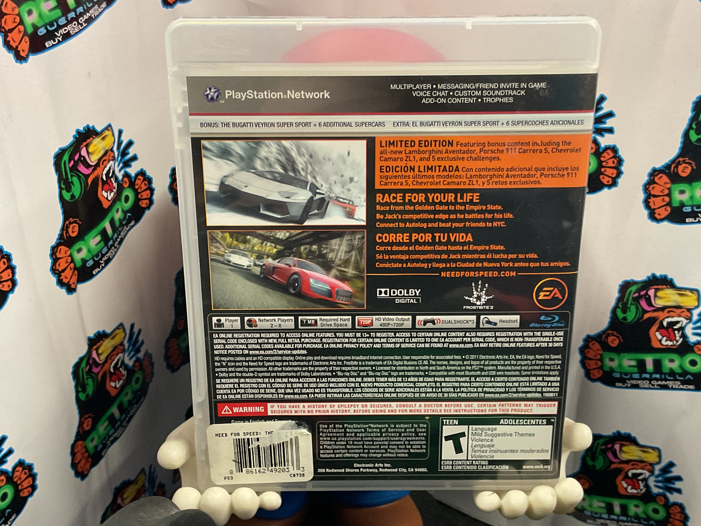 PS3 Need for Speed The Run