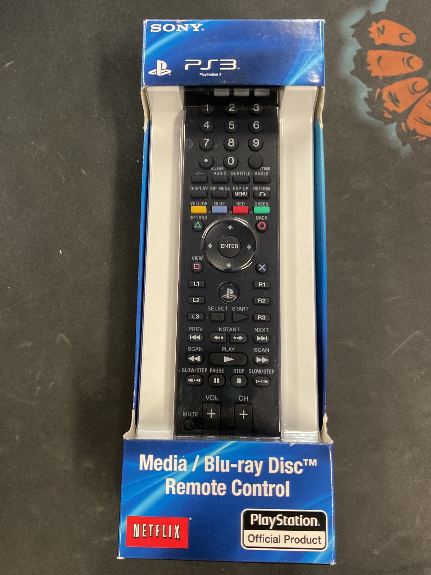 PS3 Media/Blu-Ray Disc Remote Control