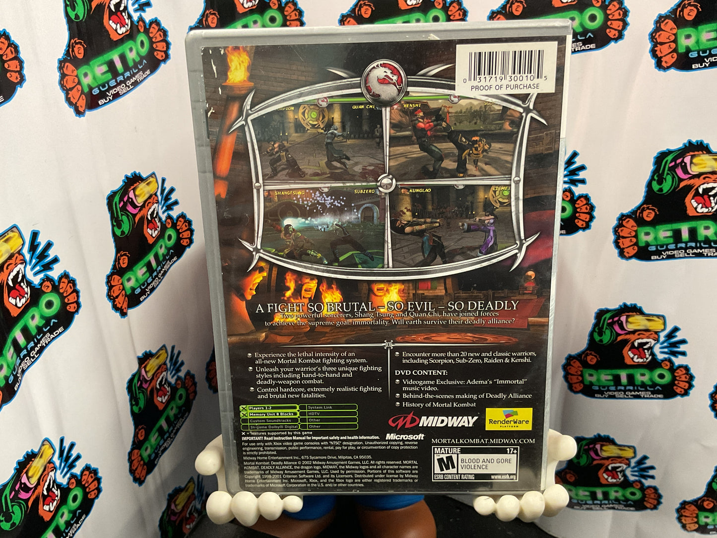 Xbox Mortal Kombat: Deadly Alliance