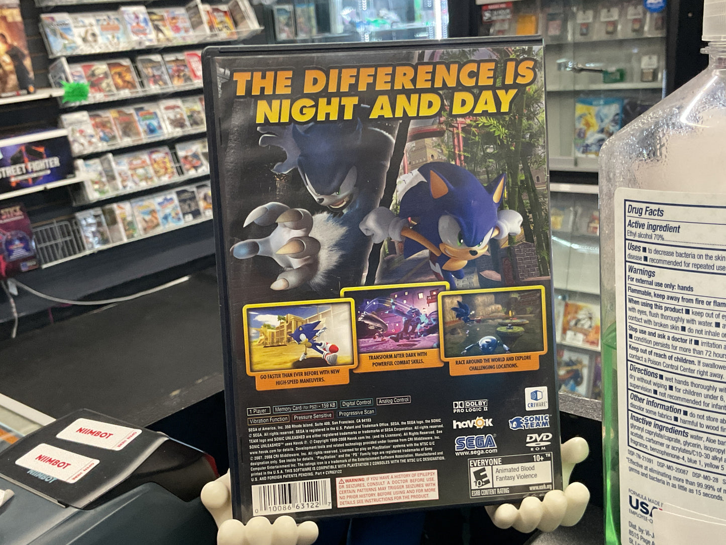 PS2 Sonic Unleashed