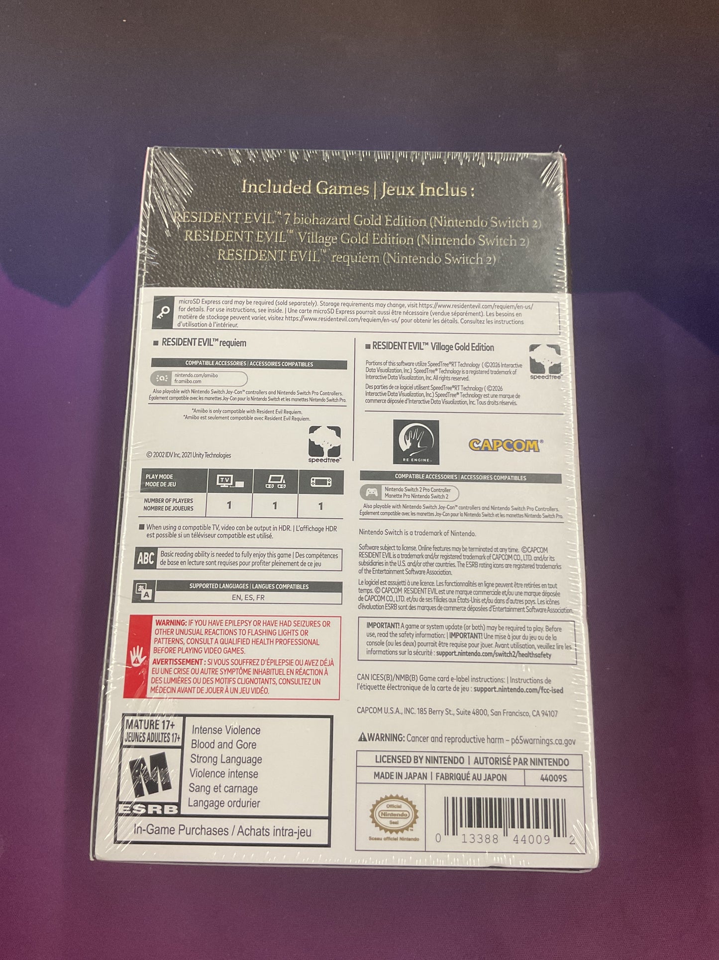 Switch 2 Resident Evil Generation Pack