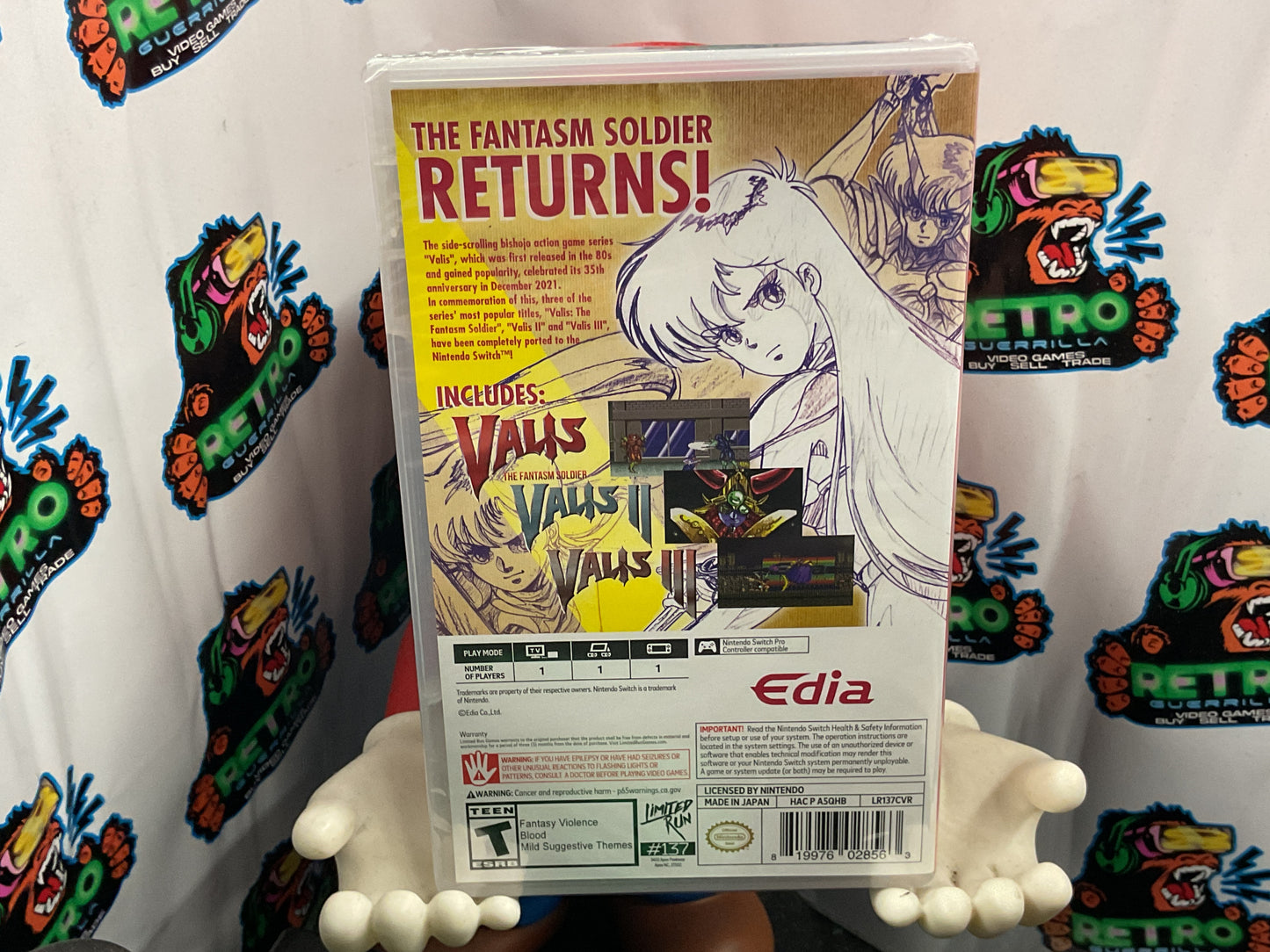Switch Valis The Fantasm Soldier Collection