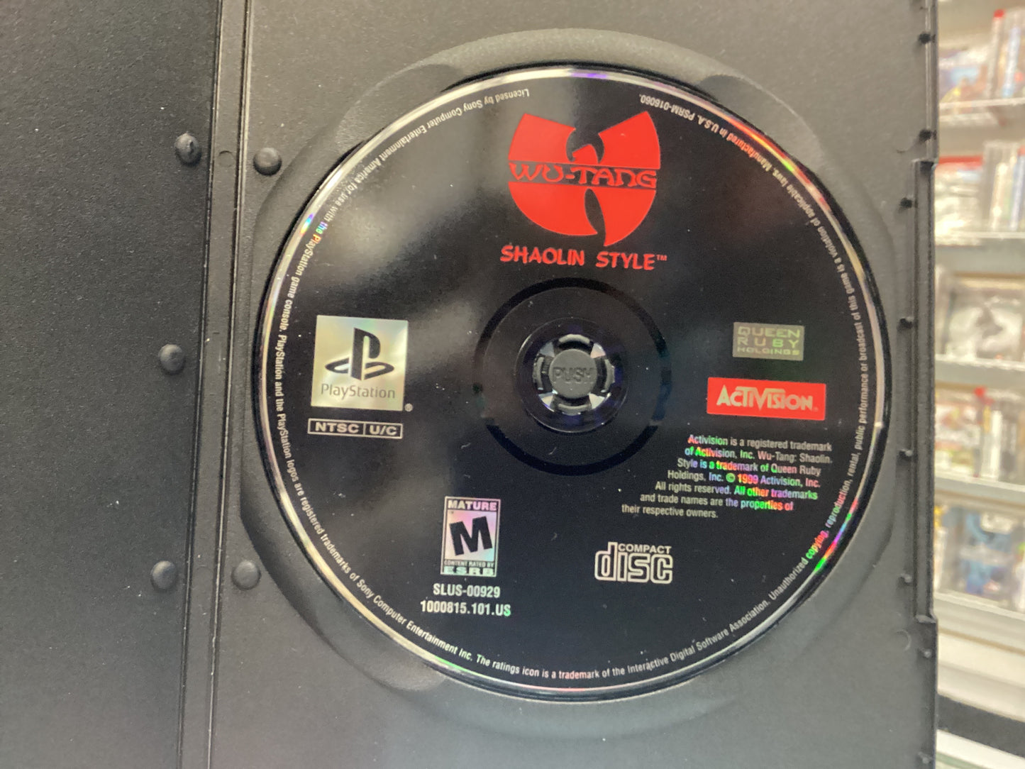 PS1 Wu-Tang Shaolin Style