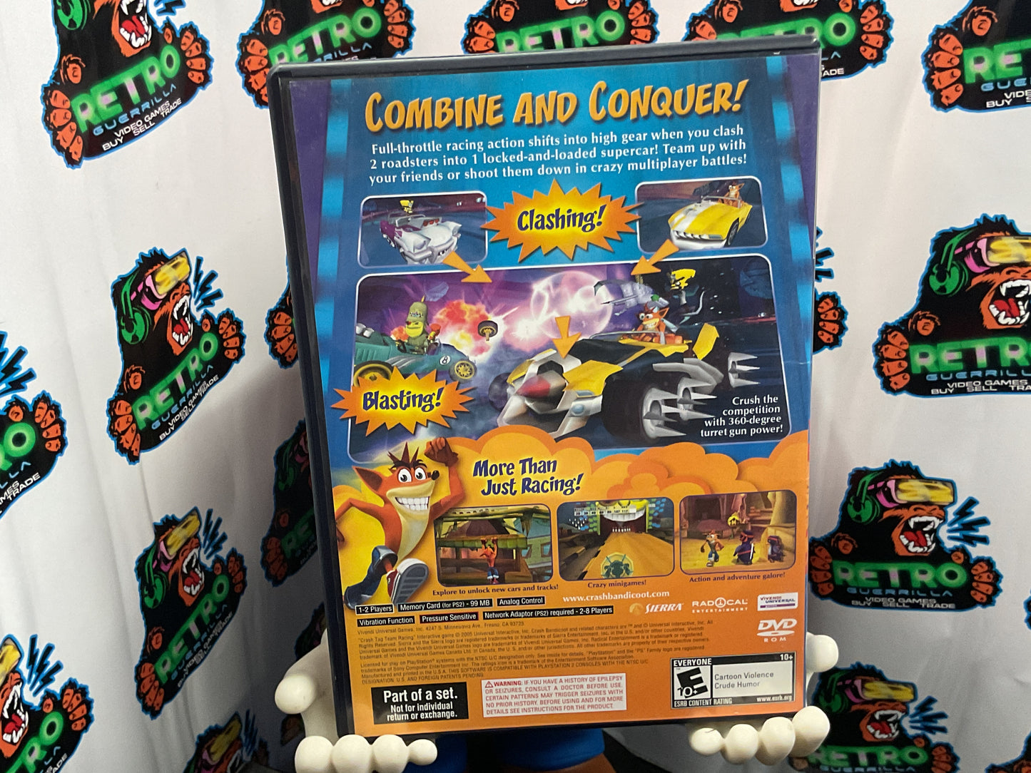 PS2 Crash Tag Team Racing