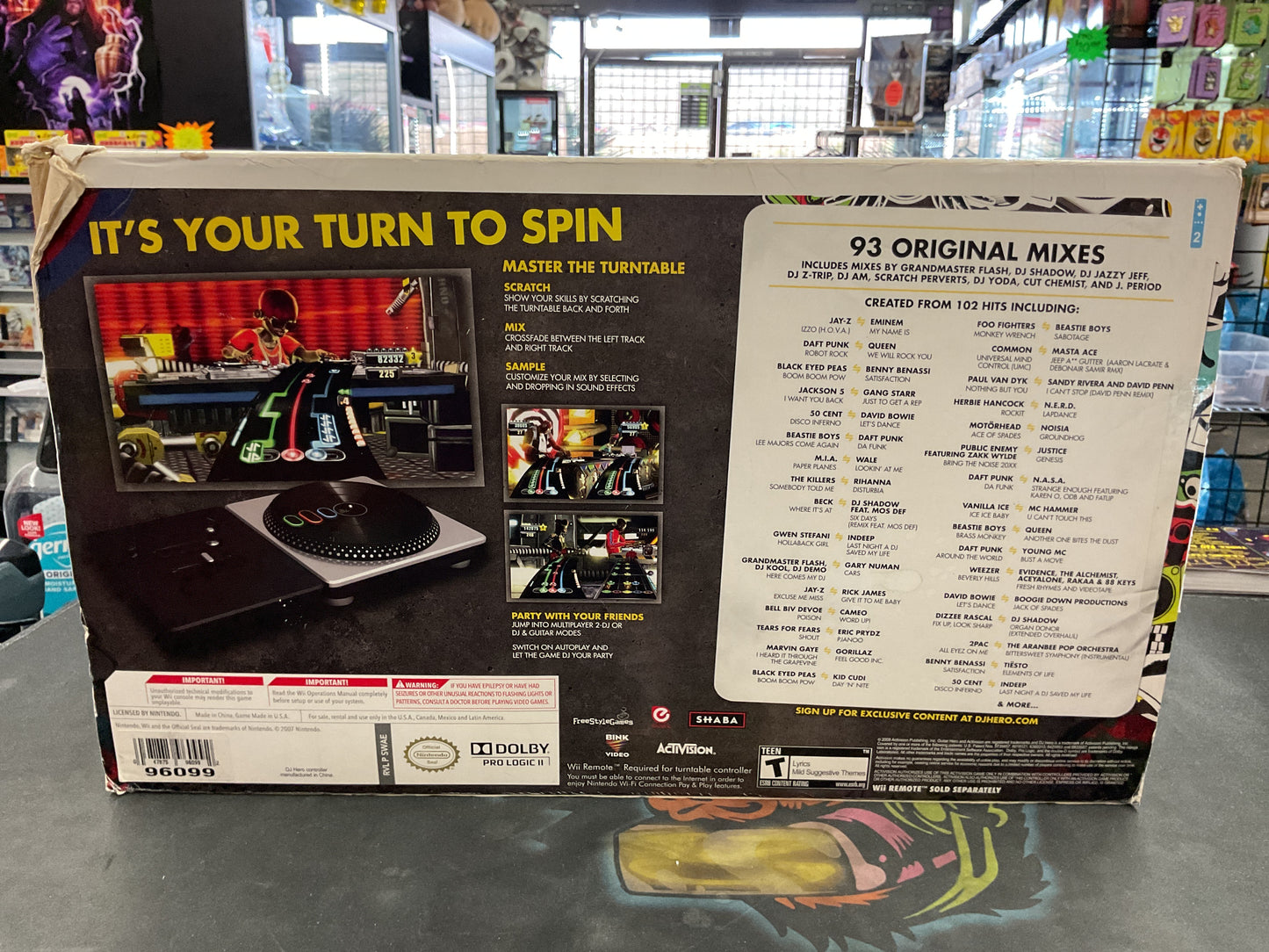 Wii DJ Hero (Turntable Bundle)