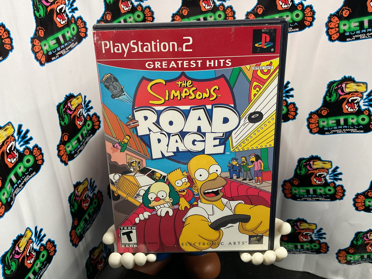 PS2 The Simpsons Road Rage