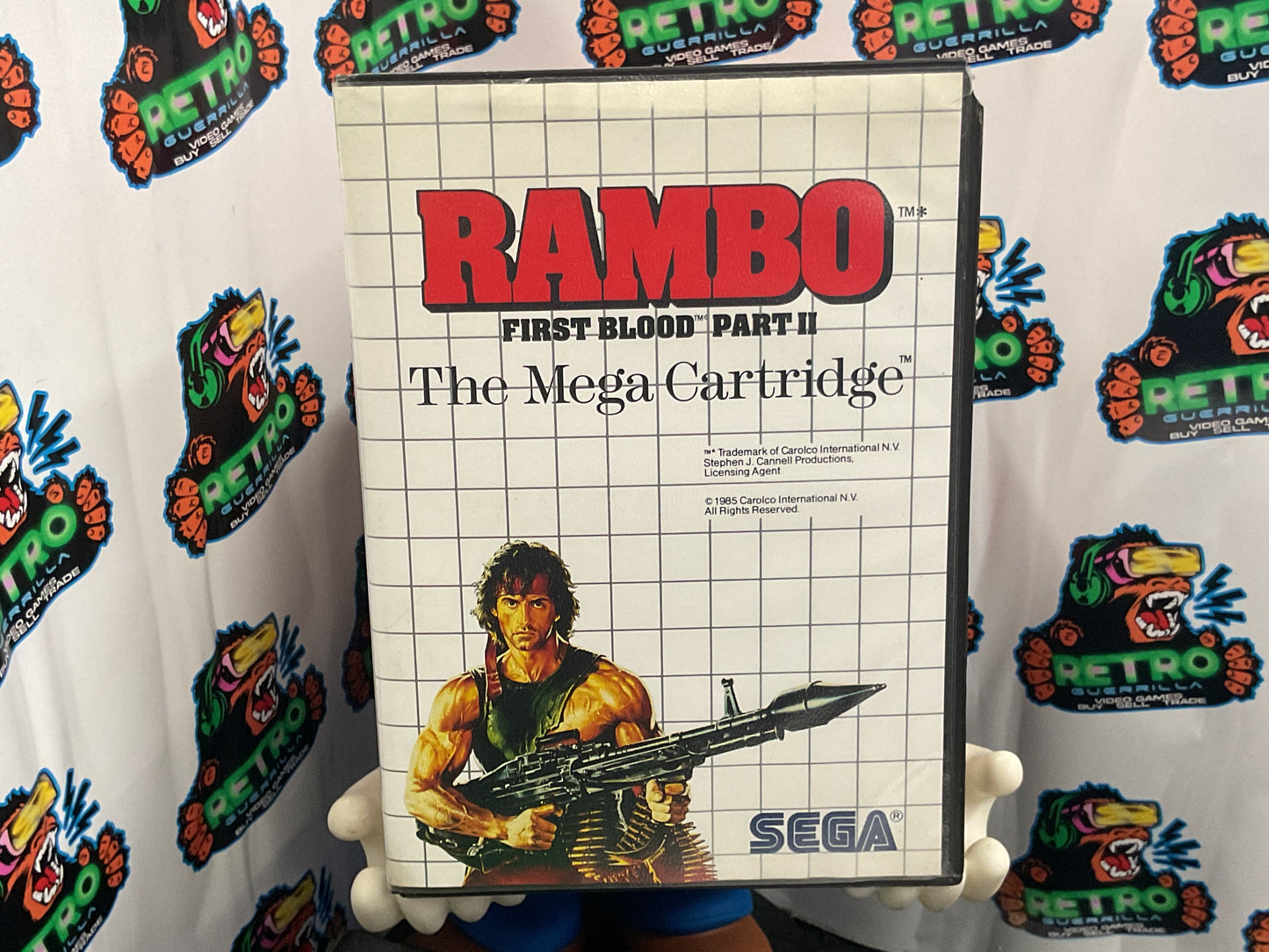 SEGA Master System Rambo First Blood Part II