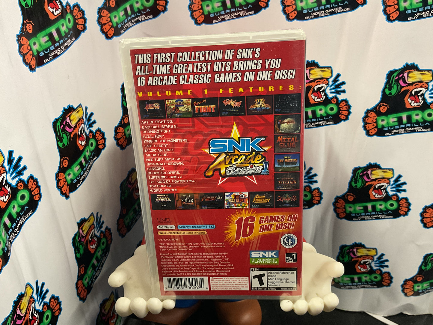 PSP SNK Arcade Classics Vol. 1 - NEW