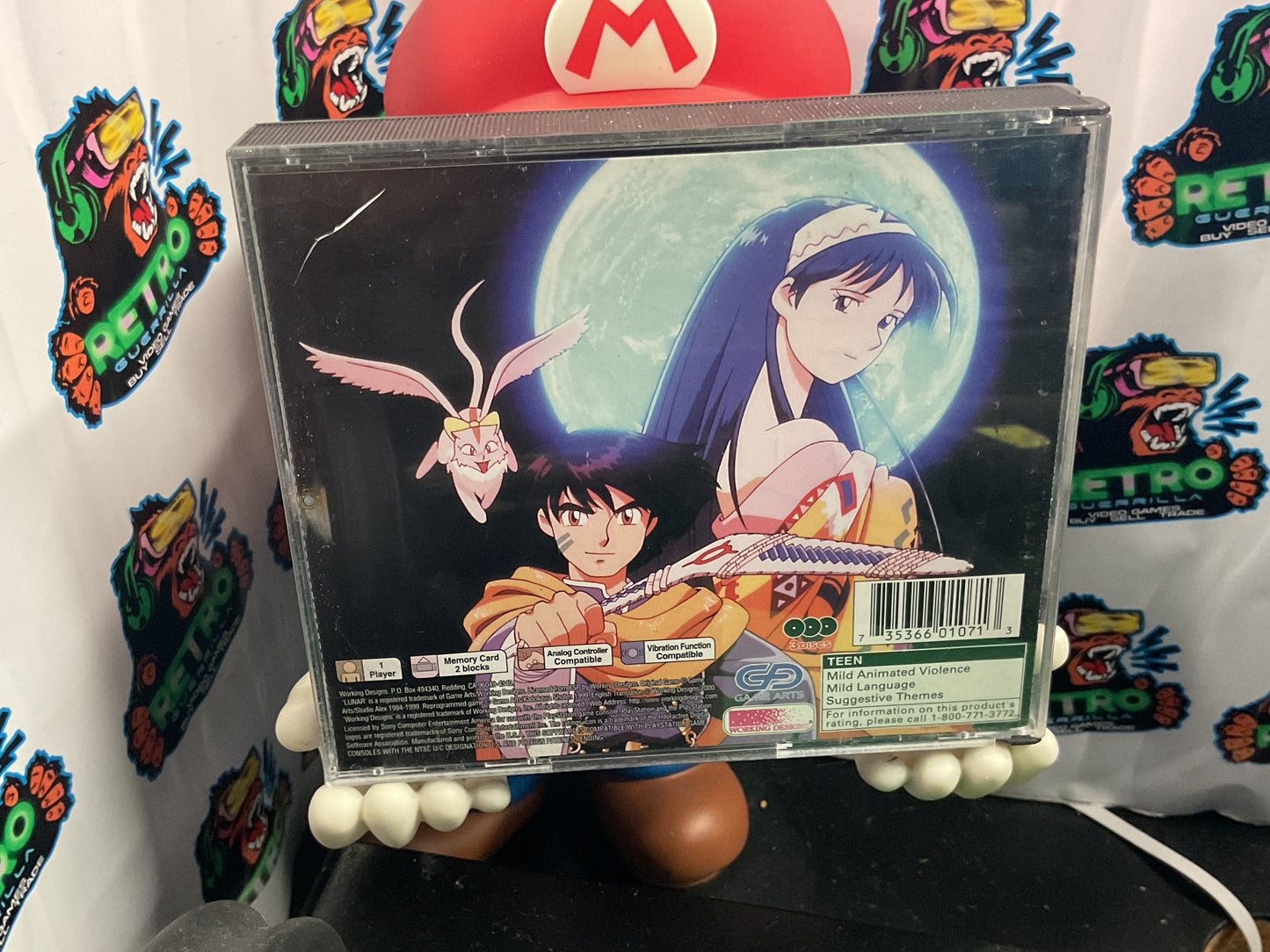 PS1 Lunar 2: Eternal Blue Complete (4 Disc Set)