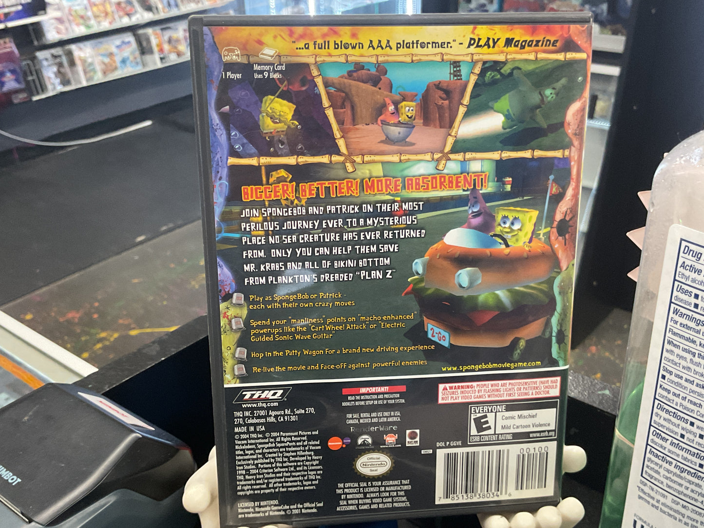 GCN The Spongebob Squarepants Movie