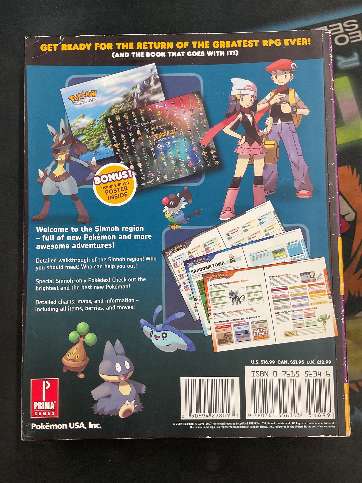 Pokémon Diamond & Pearl Official Guide