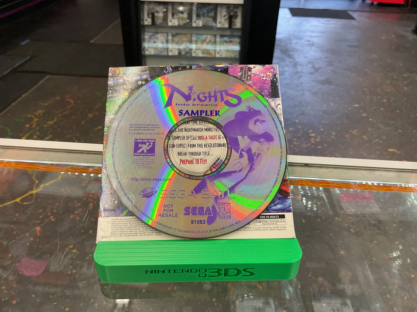 SEGA Saturn Nights into Dreams Sampler Disc