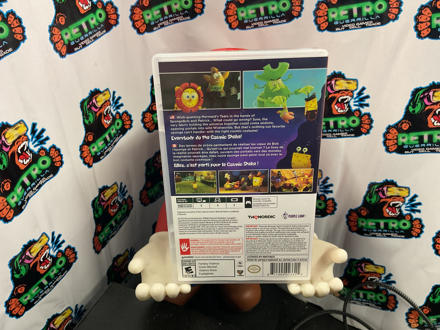 Switch Spongebob Squarepants: The Cosmic Shake