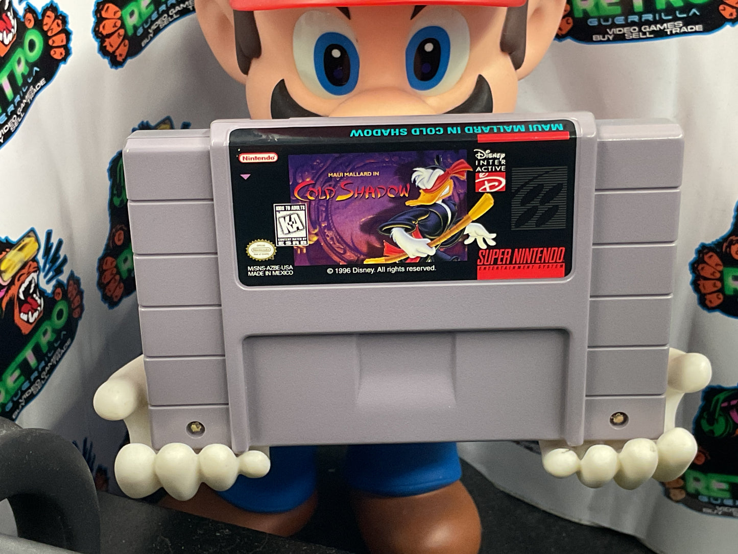 SNES Maui Mallard in Cold Shadow