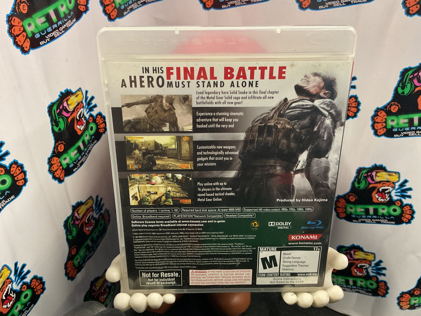 PS3 Metal Gear Solid 4: Guns of the Patriots