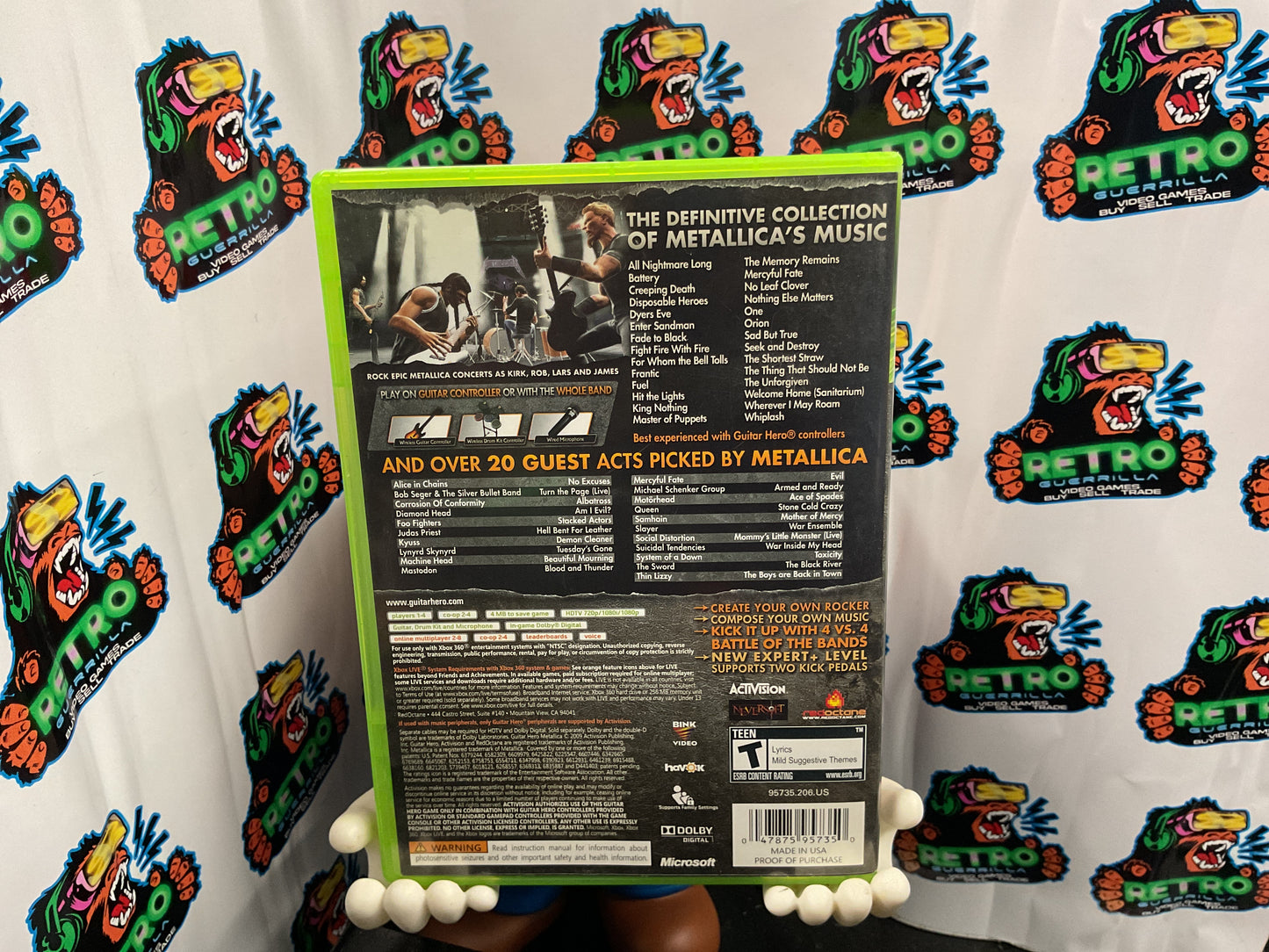 Xbox 360 Guitar Hero Metallica