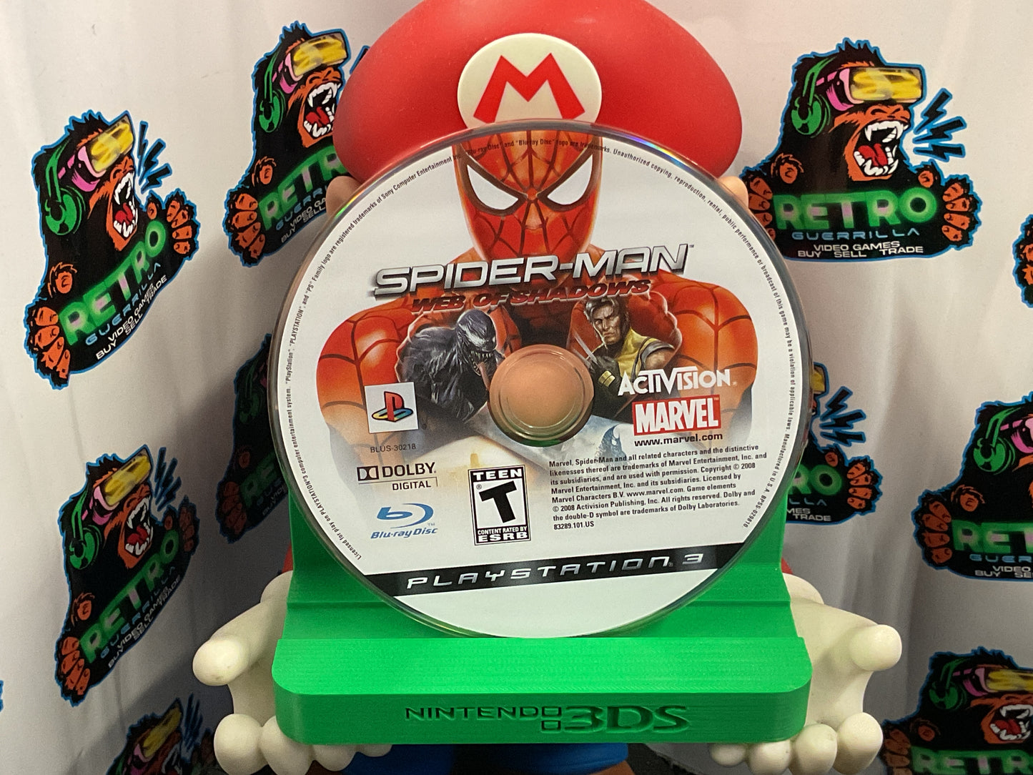PS3 Spiderman Web of Shadows