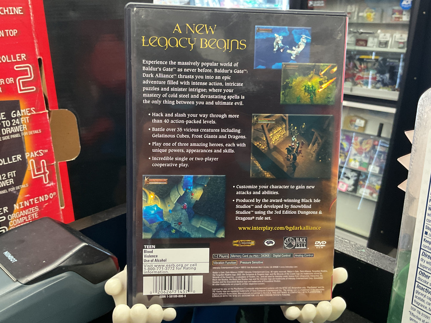 PS2 Baldur’s Gate Dark Alliance