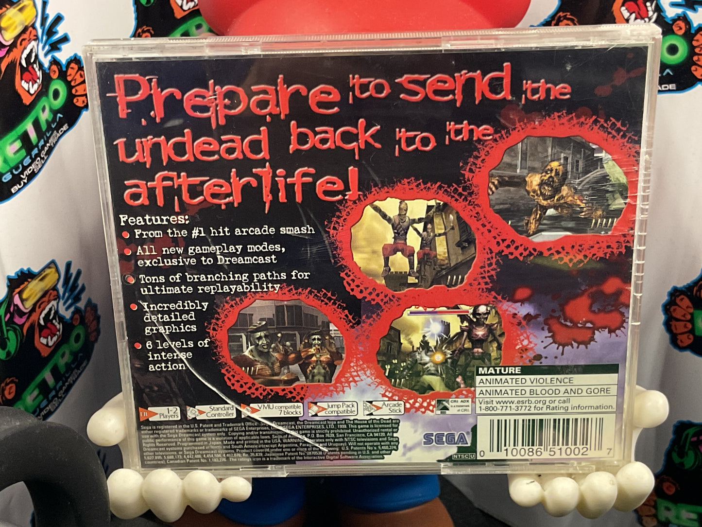 SEGA Dreamcast The House of the Dead 2