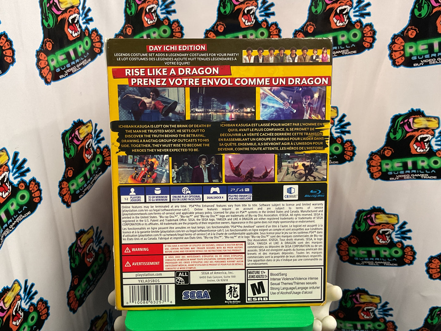 PS4 Like A Dragon (Day Ichi Steelbook Edition)