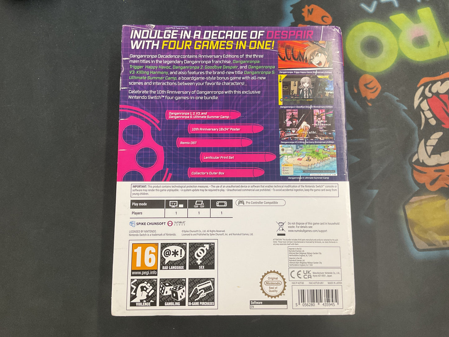 Switch Danganronpa Decadence Collector’s Edition (PAL)