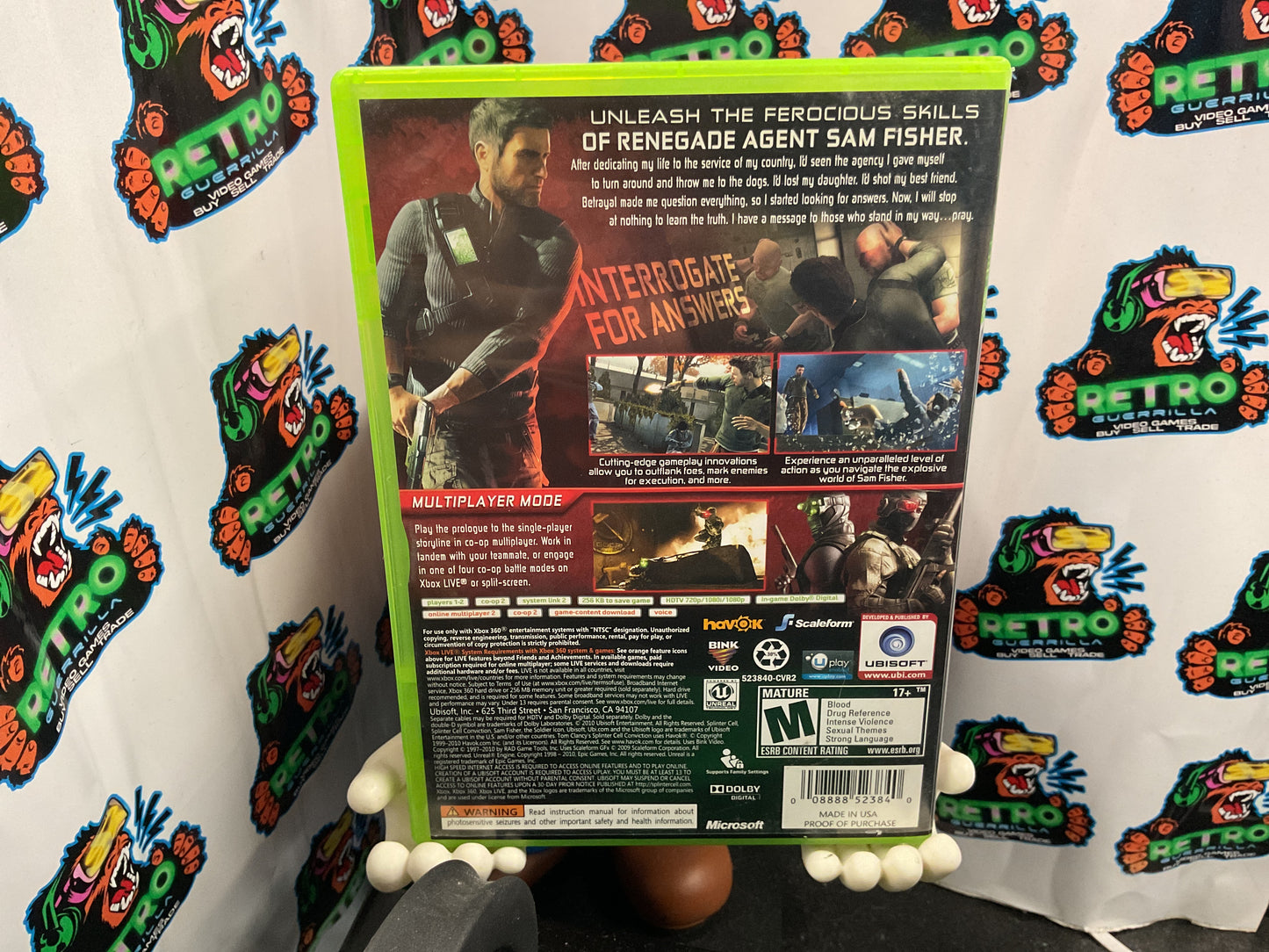 Xbox 360 Splinter Cell Conviction