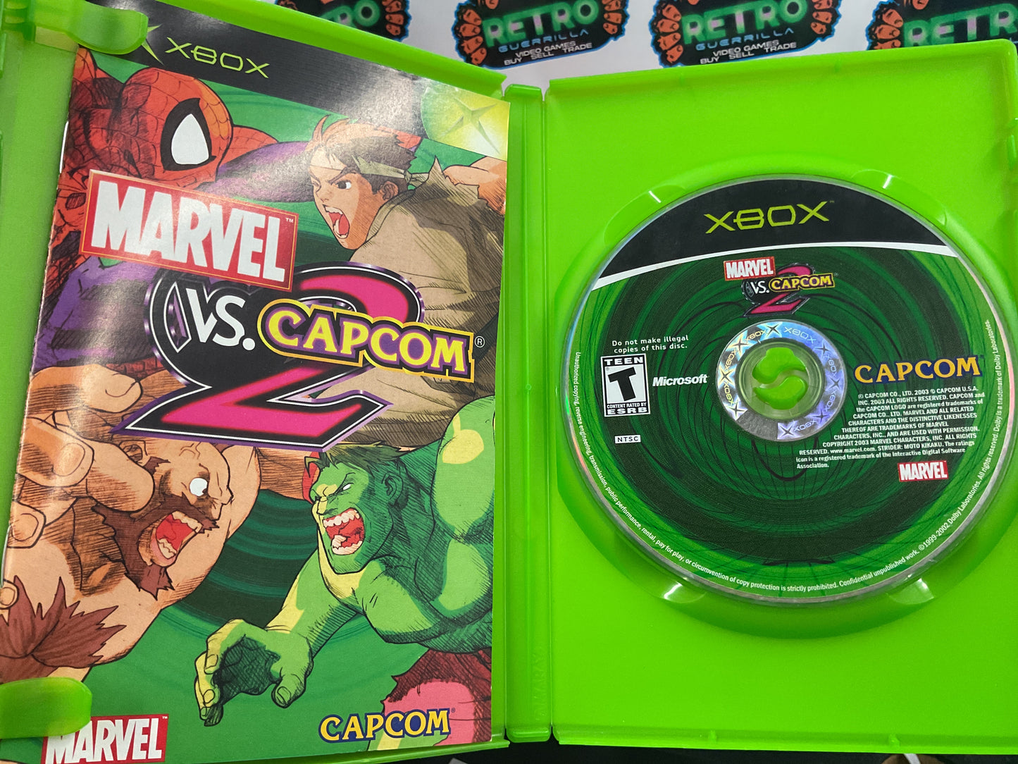 Xbox Marvel vs Capcom 2