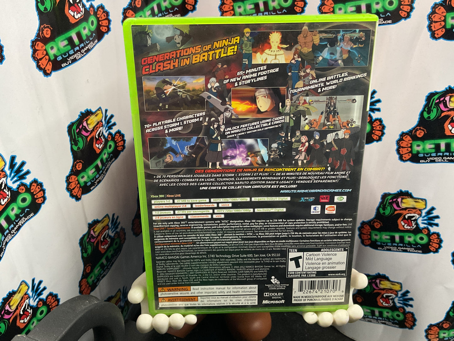 Xbox 360 Naruto Shippuden Ultimate Ninja Storm Generations