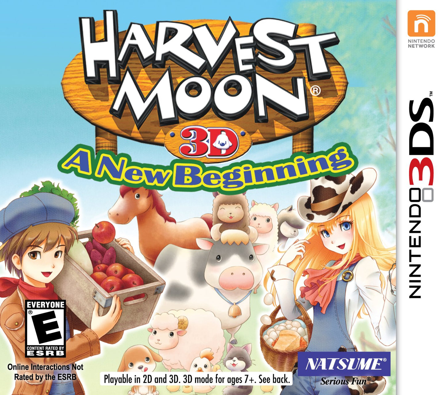 3DS Harvest Moon 3D: A New Beginning