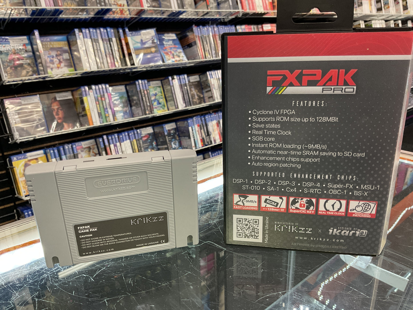 SNES FXPak Pro EverDrive Cartridge