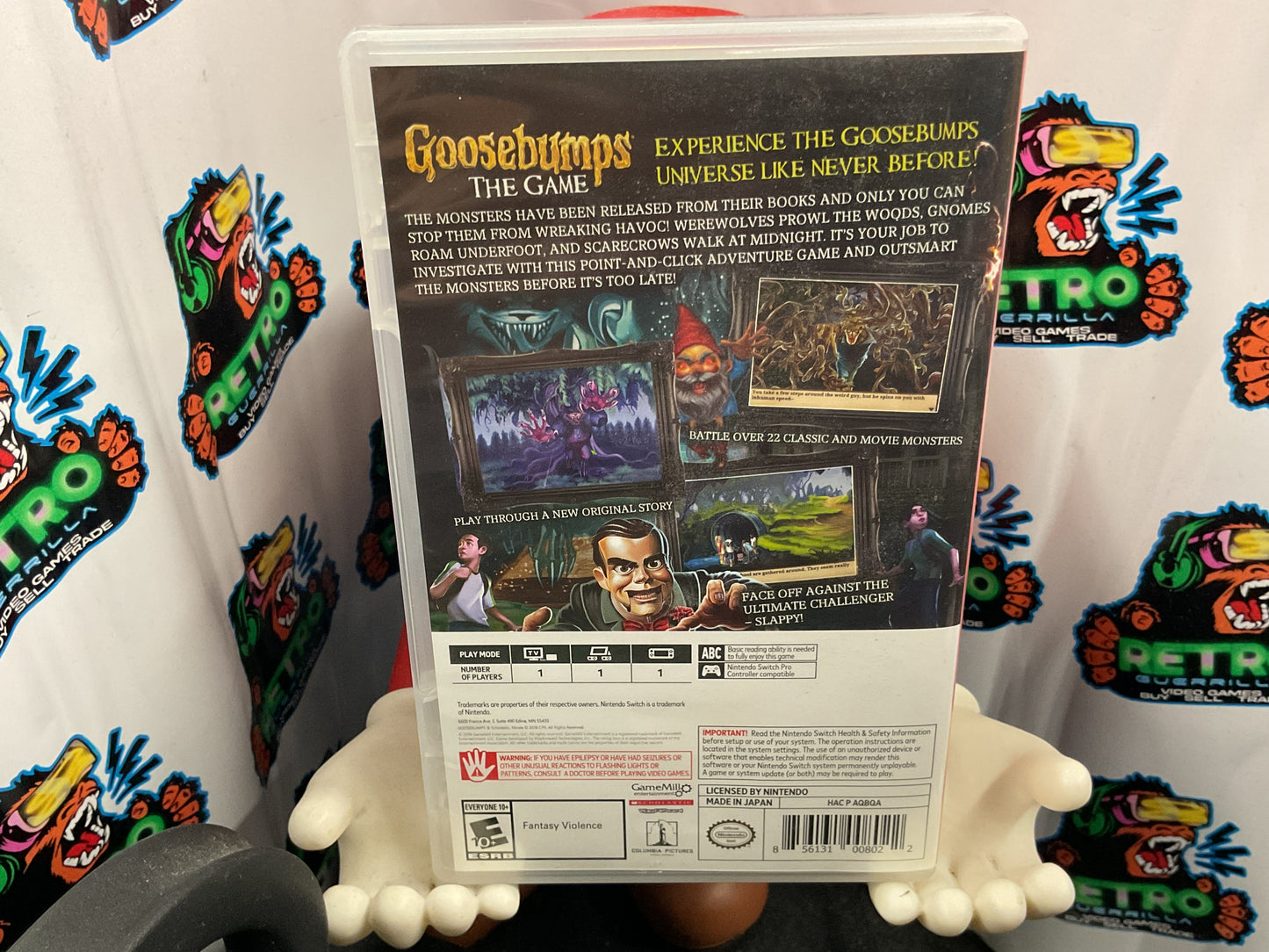 Switch Goosebumps The Game