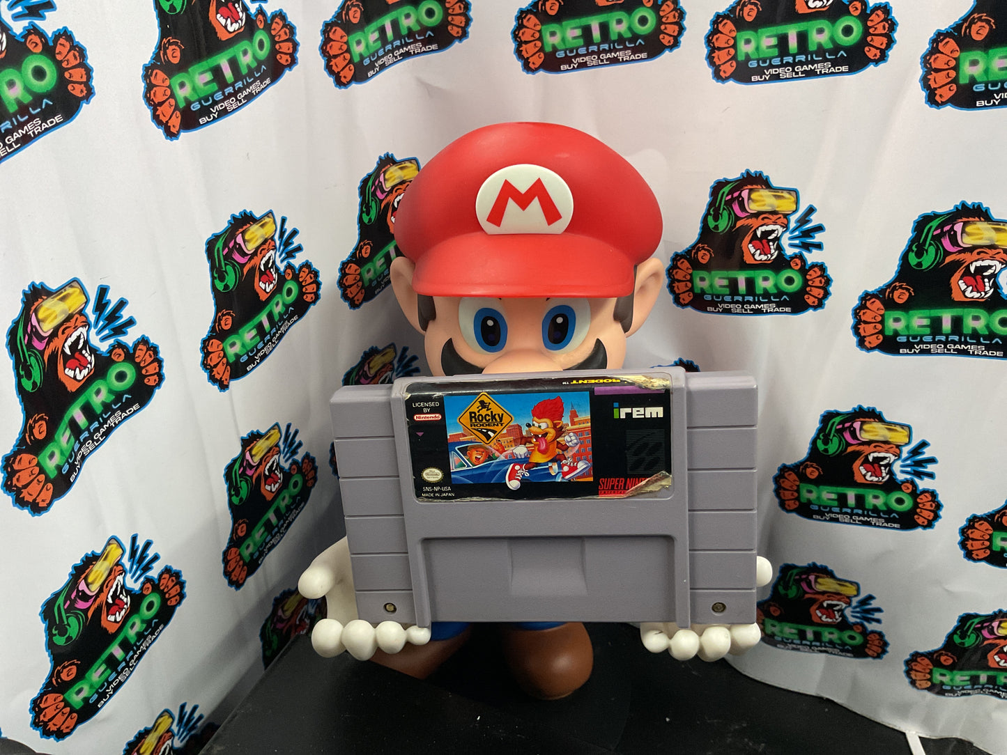 SNES Rocky Rodent *Label Damage*
