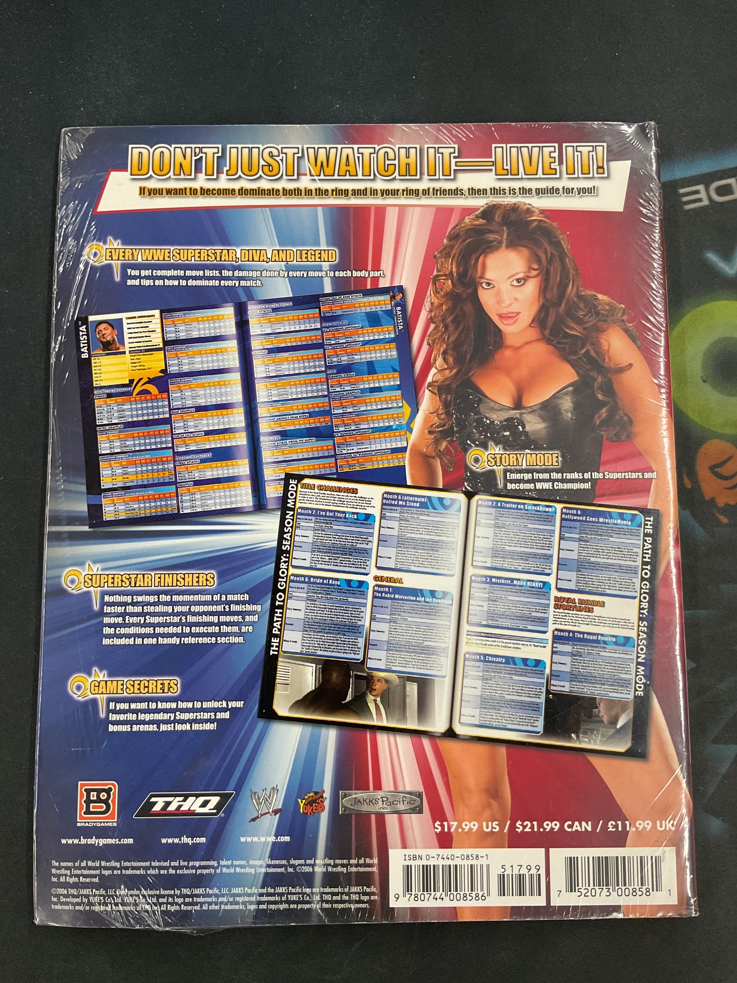 WWE Smackdown Vs Raw 2007 BradyGames Guide