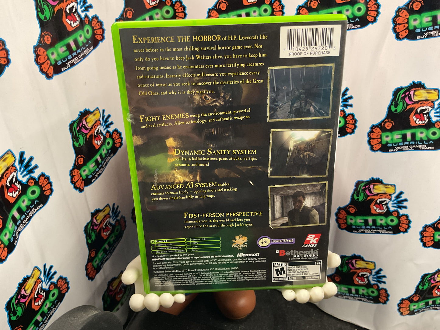 Xbox Call of Cthulhu Dark Corners of the Earth