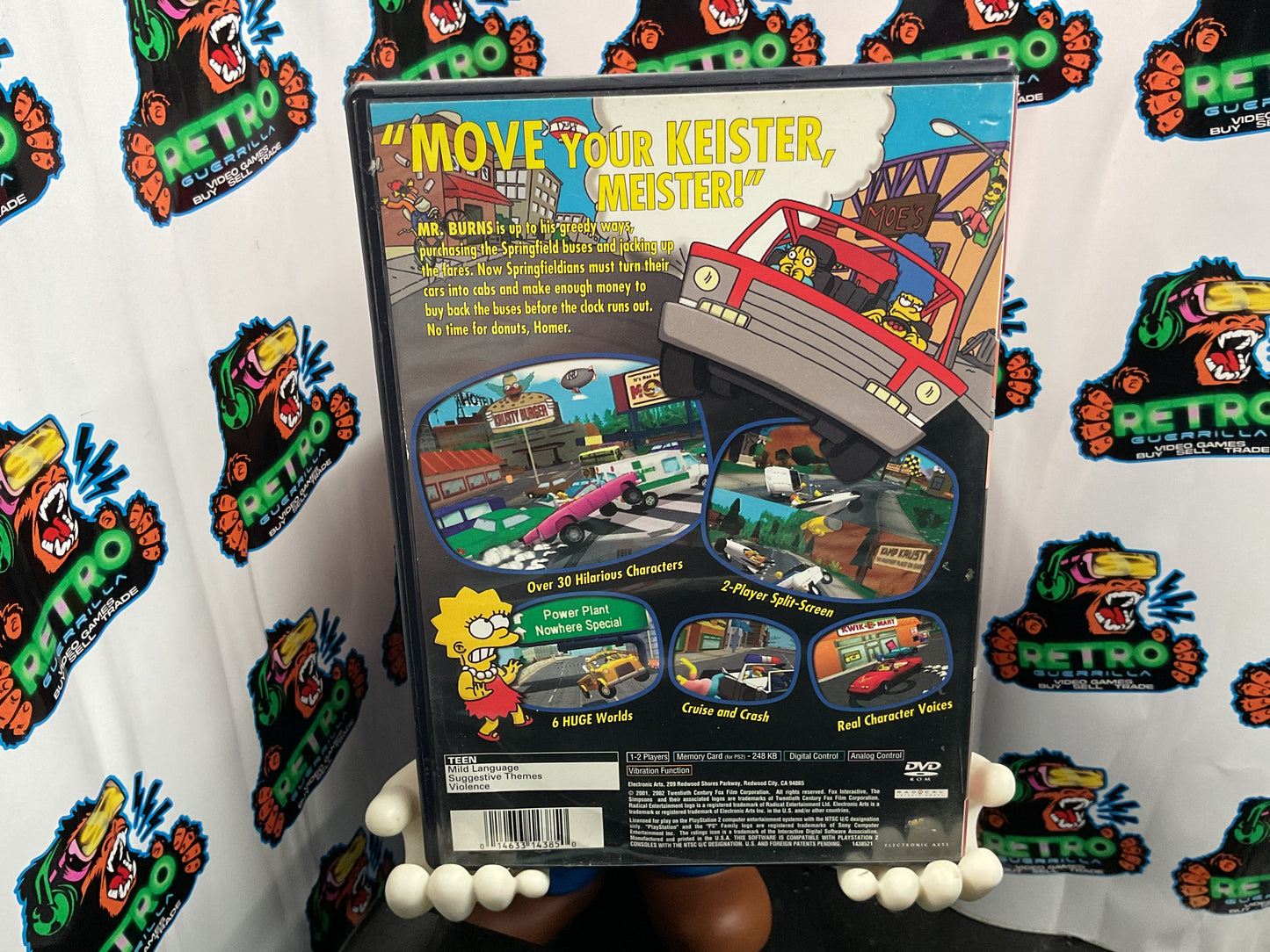 PS2 The Simpsons Road Rage