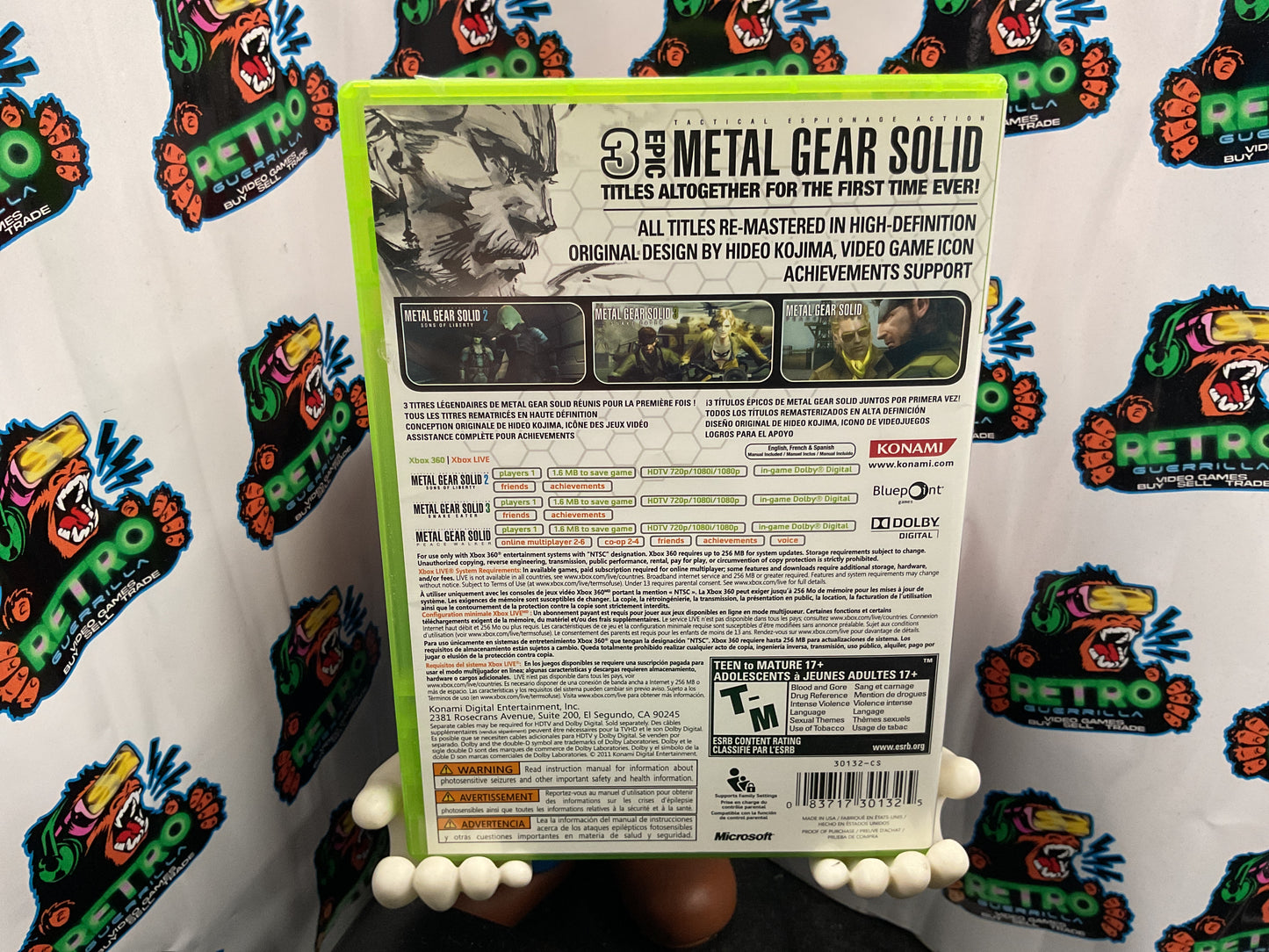 Xbox 360 Metal Gear Solid HD Collection