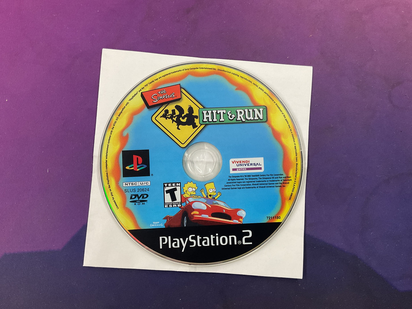 PS2 The Simpsons Hit and Run