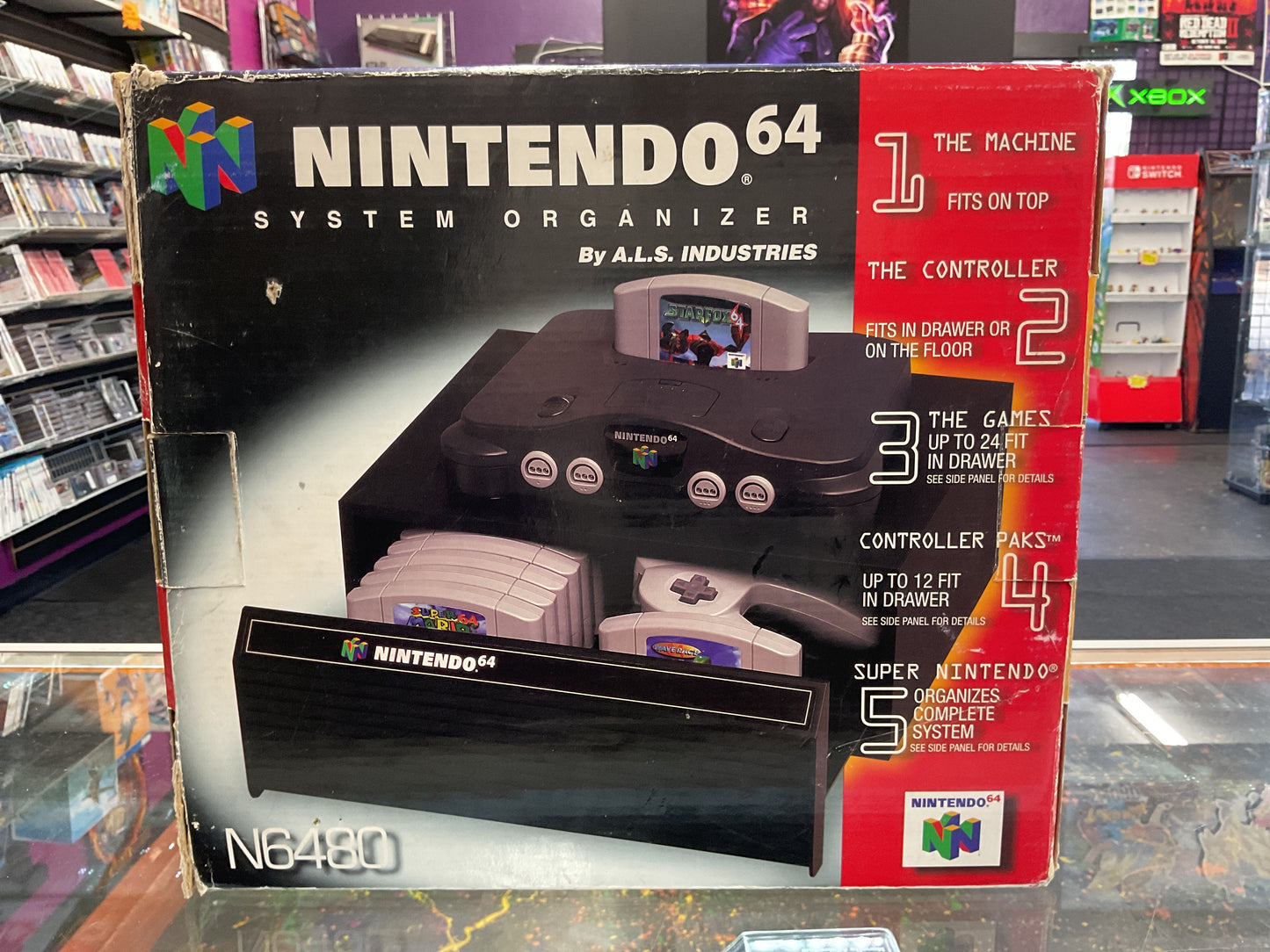 Nintendo 64 Game Organizer (24) CIB