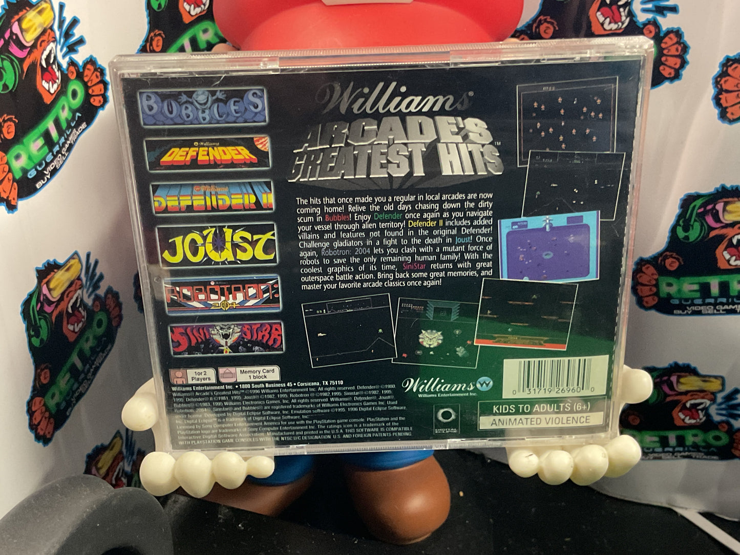PS1 Williams Arcade’s Greatest Hits