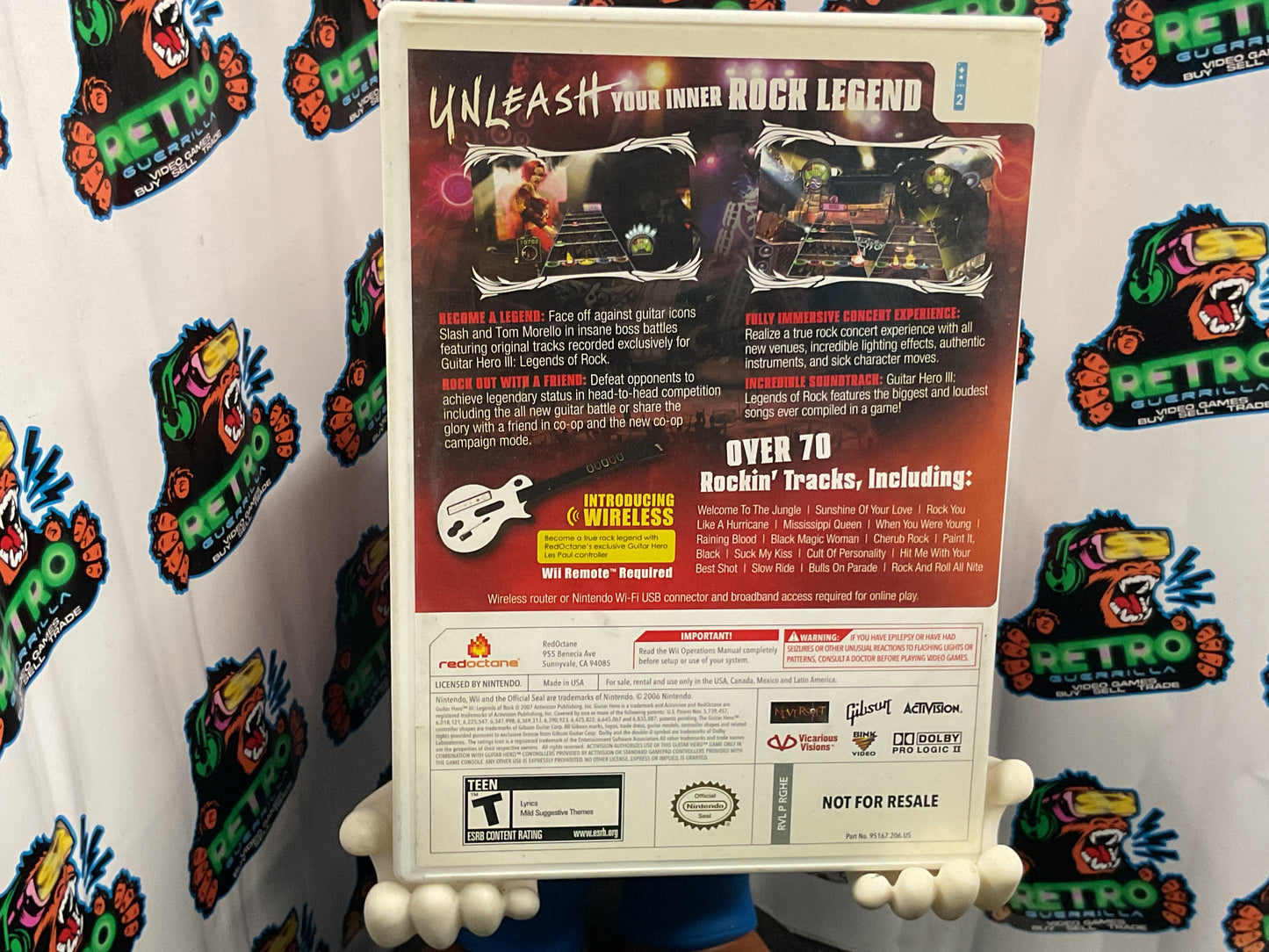 Wii Guitar Hero III: Legends of Rock