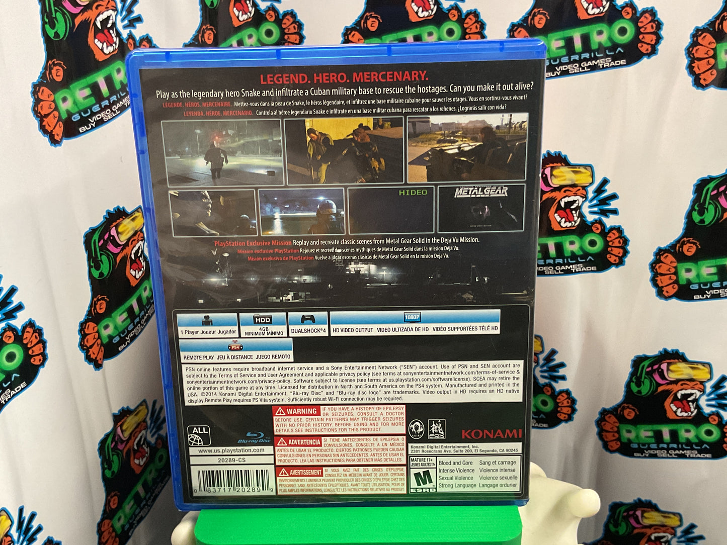 PS4 Metal Gear Solid V: Ground Zeroes