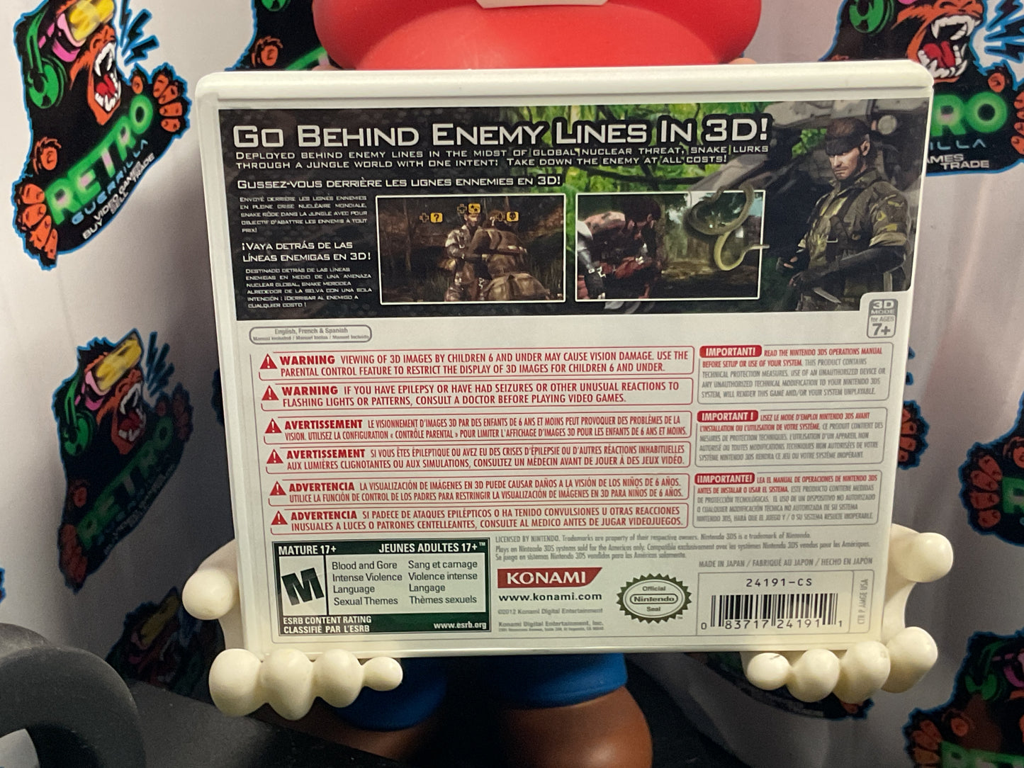 3DS Metal Gear Solid Snake Eater 3D