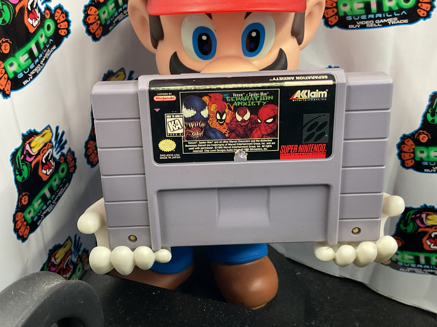 SNES Spiderman Separation Anxiety