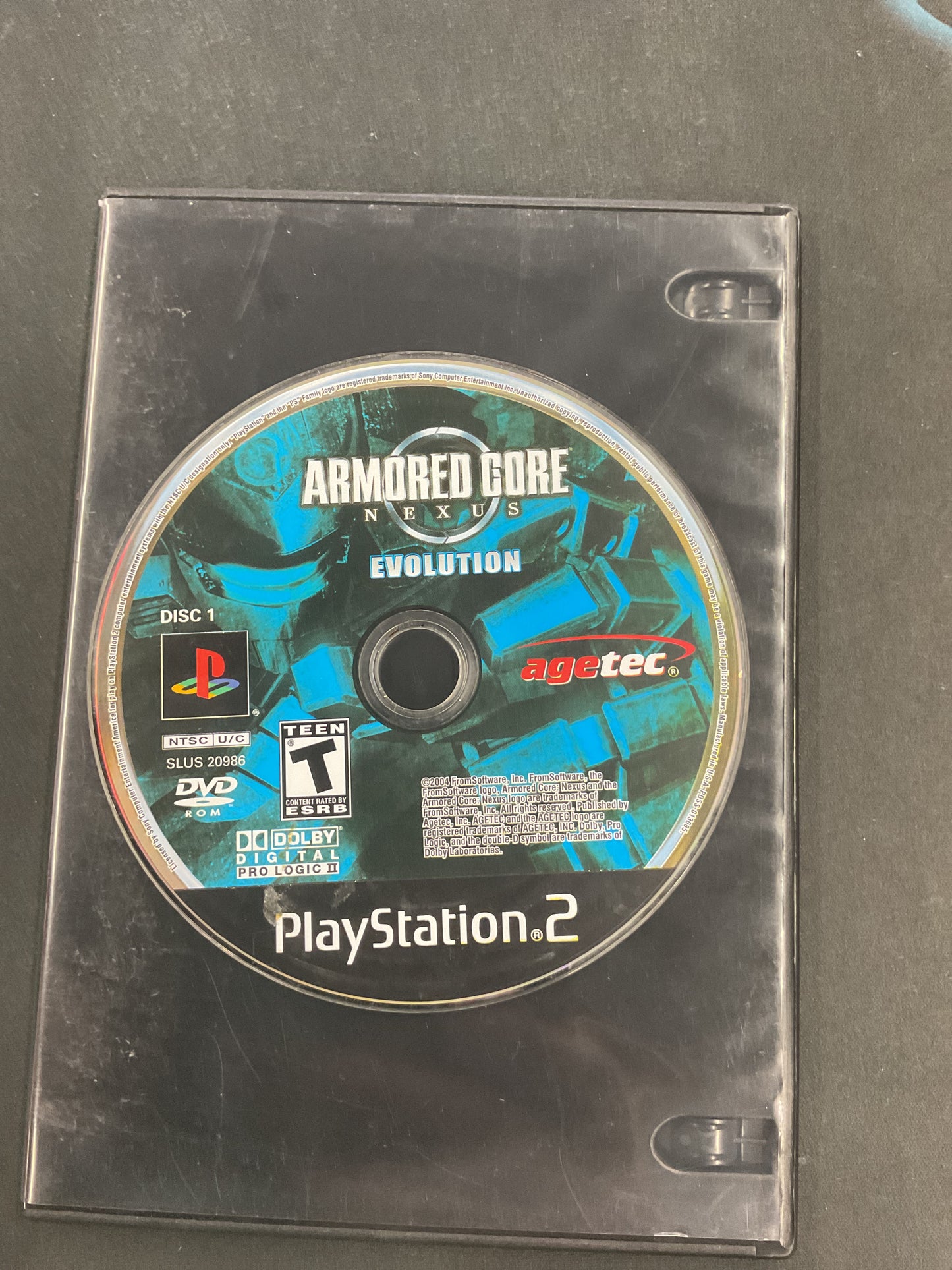 PS2 Armored Core Nexus